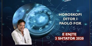 HOROSKOPI / Parashikimi i PAOLO FOX për ditën e enjte, 3 shtator 2020