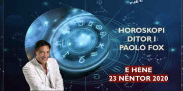 Parashikimi i astrologut PAOLO FOX për ditën e hënë, 23 nëntor 2020