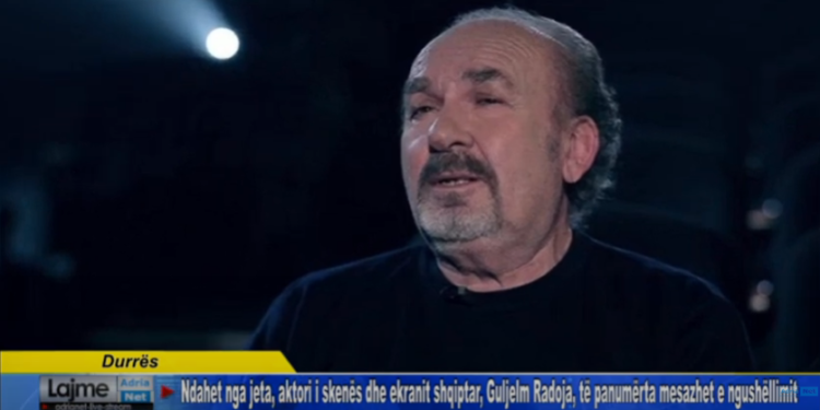 Ndahet nga jeta, aktori i skenës dhe ekranit, Guljelm Radoja, të panumërta mesazhet e ngushëllimit