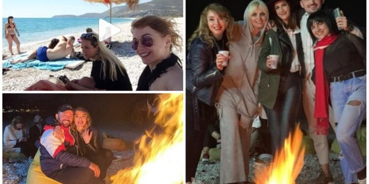 VIP-at shqiptarë nuk pyesin për koronavirusin, me bikini në plazhet e Jugut e duke festuar pranë zjarrit