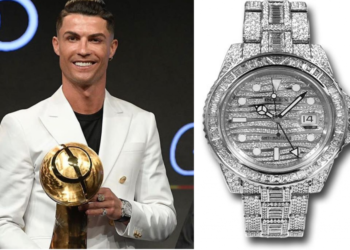 FOTO/Cristiano Ronaldo është gjithmonë për rekord, portugezi mban në dorë Rolexin më të shtrenjtë, Georgina është e…