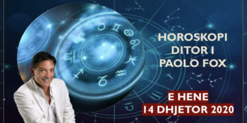 Parashikimi i astrologut PAOLO FOX për ditën e hënë, 14 dhjetor 2020