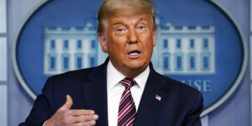 Trump me fjalim lamtumire para largimit nga Shtëpia e Bardhë