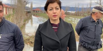 PD denoncon nga zonat e përmbytura në Lezhë e Mamurras: 3 mijë e 500 hektarë nën pushtetin e ujit