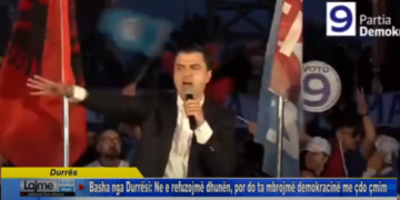 Basha nga Durrësi: Ne e refuzojmë dhunën, por do ta mbrojmë demokracinë me çdo çmim