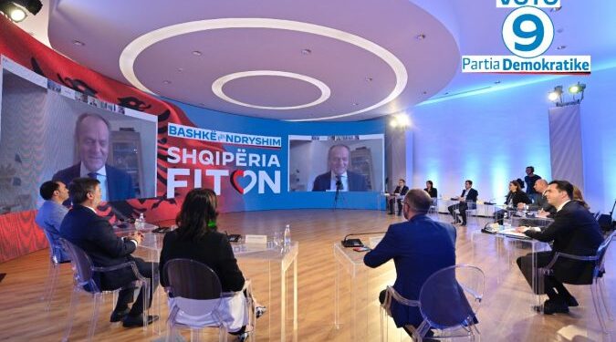 Presidenti PPE Donald Tusk thirrje shqiptarëve: Nëse doni ndryshimin, Votoni 9! Shqipëria fiton