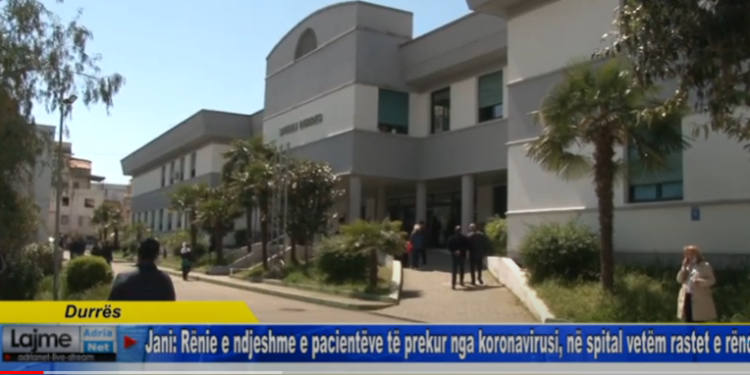 Jani: Rënie e ndjeshme e pacientëve të prekur nga koronavirusi, në spital vetëm rastet e rënda