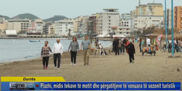 Durrës/ Plazhi midis tekave të motit dhe përgatitjeve të vonuara të sezonit turistik