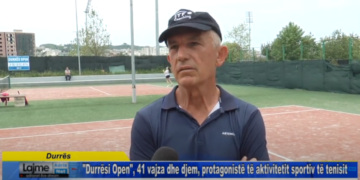 Durrës/ Durrësi Open 41 vajza dhe djem, protagonistë të aktivitetit sportiv të tenisit