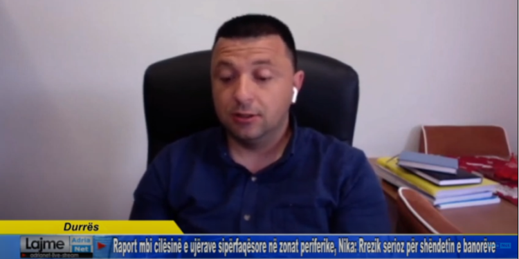 Raport mbi cilësinë e ujërave sipërfaqësor në periferi, Nika: Rrezik serioz për shëndetin e banorëve